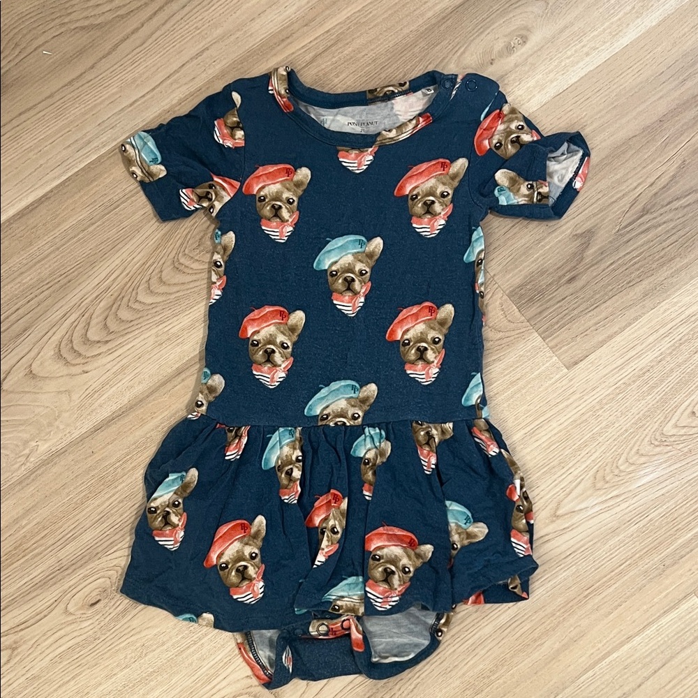 Posh Peanut Frenchie Twirl Bodysuit Dress
